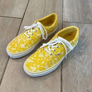 VANS Yellow Flower Women’s Sneakers